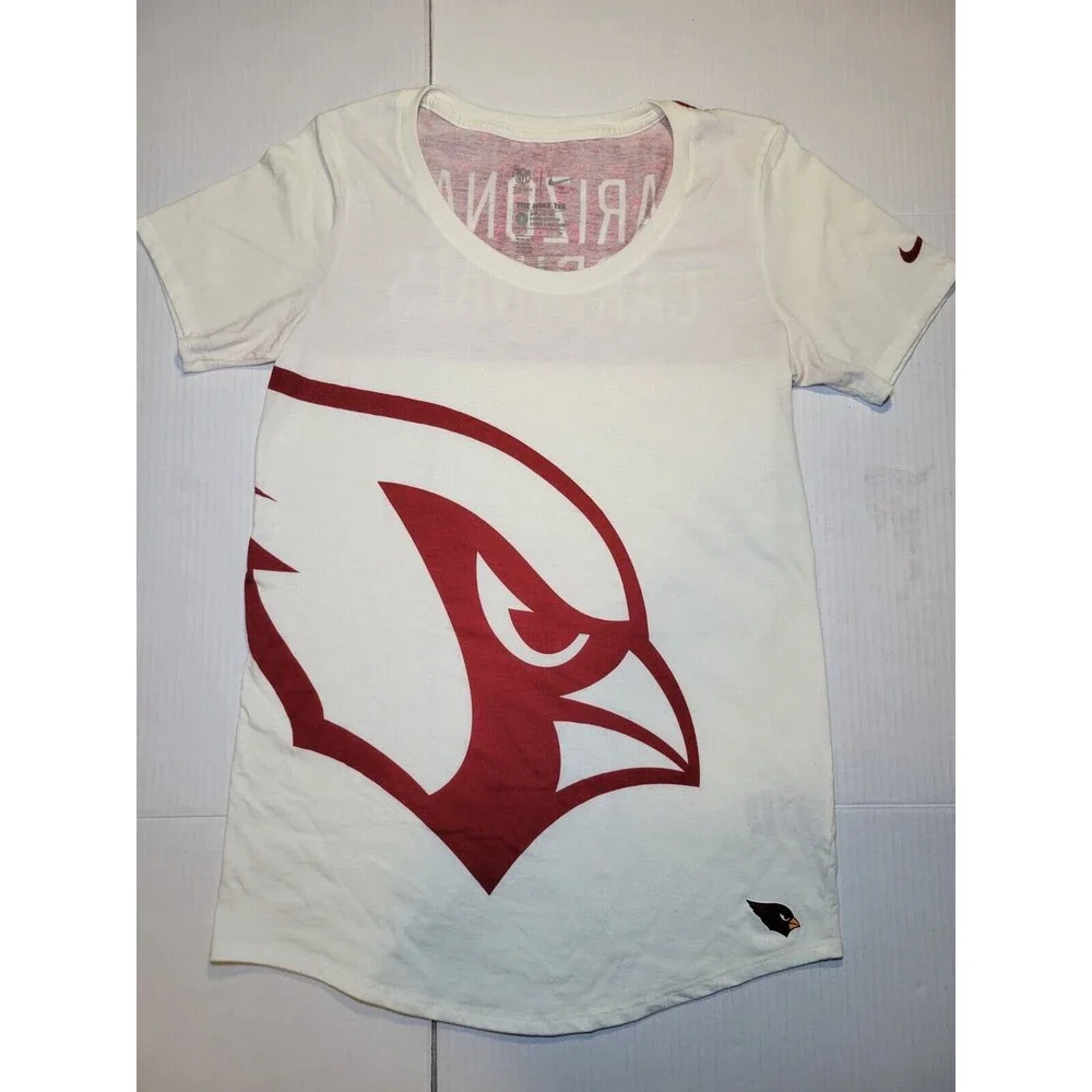 Nike Arizona Cardinals Ivory Cream Red Tapered Bottom Double-Sided Womens S.